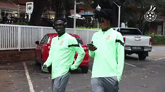 BLACK GALAXIES TEAM WALK AHEAD OF TODAY’S CLASH AGAINST SOUTH AFRICA 