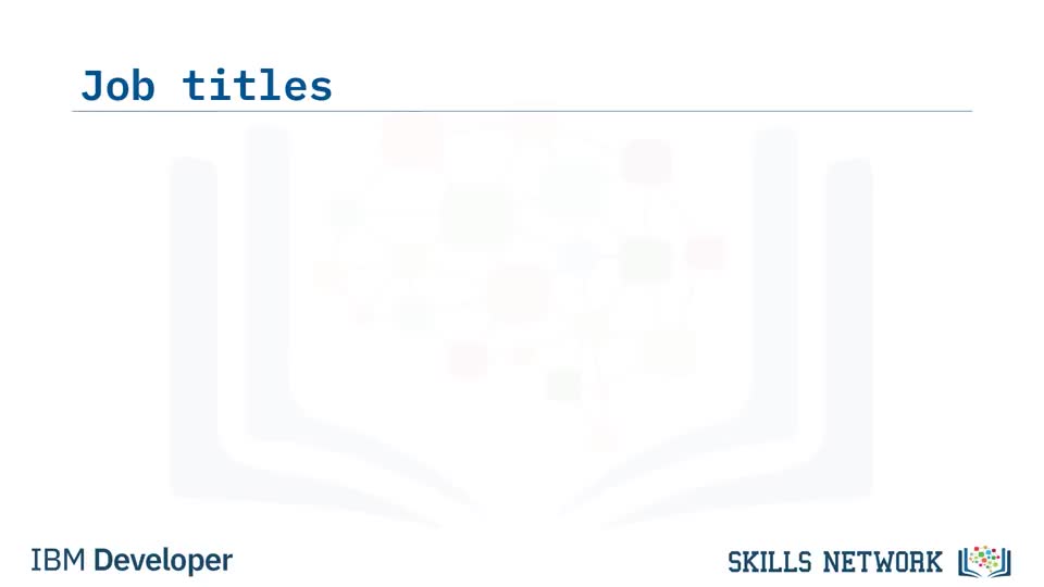 Software Engineering Job Titles