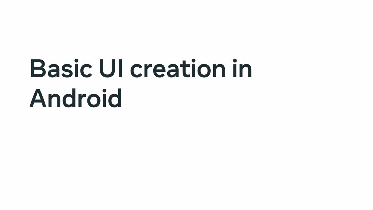 Course Recap: Create the User Interface
