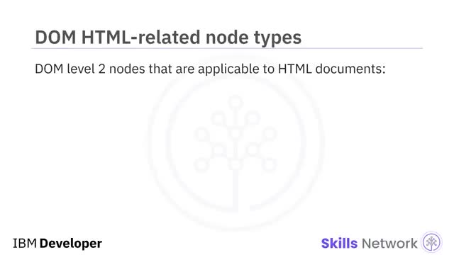 JavaScript DOM Objects