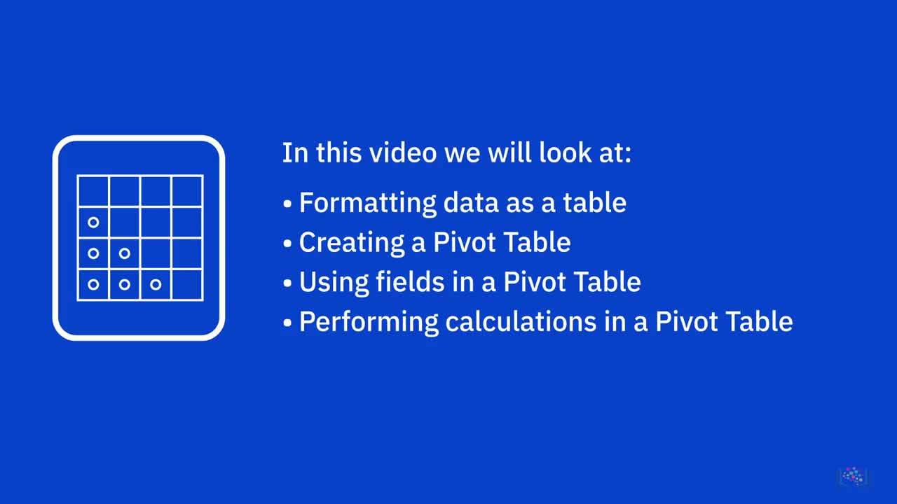 Introduction to Creating Pivot Tables in Excel