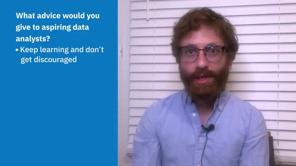 Viewpoints: Advice for aspiring Data Analysts