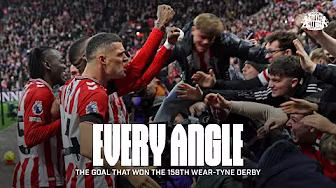Every Angle | The Goal That Won The 158th Wear-Tyne Derby | Sunderland AFC 1-0 Newcastle United