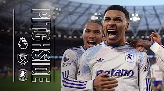 Rogers WORLDIE wins it at West Ham 😮‍💨 | PITCHSIDE