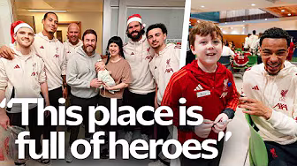 "This place is full of heroes" ❤️ | Liverpool FC squad make Christmas visit to Alder Hey