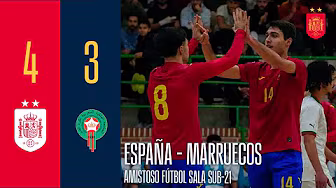 RESUMEN | AMISTOSO FÚTBOL SALA SUB-21 | España 4-3 Marruecos | 🔴 SEFUTBOL