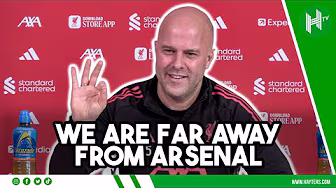 FAR AWAY from Arsenal | Arne Slot | Tottenham v Liverpool