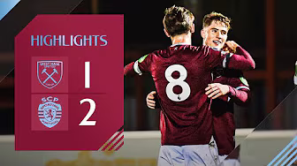 West Ham United U21 1-2 Sporting U21 | Premier League International Cup Highlights