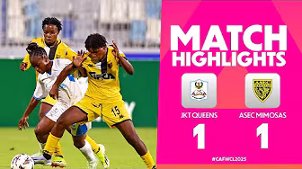JKT Queens 1–1 ASEC Mimosas | #CAFWCL2025 | Group Stages | MD2