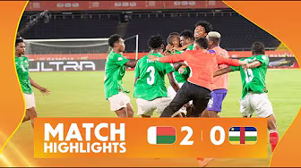 Madagascar 2-0 Central African Republic Match Highlights l TotalEnergies CHAN 2024 l Matchday 4