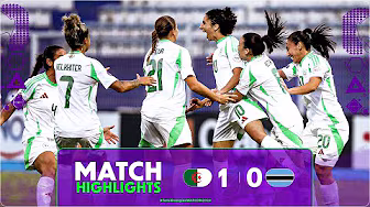 Algeria 1-0 Botswana Match Highlights l TotalEnergies WAFCON 2024 l Matchday 1