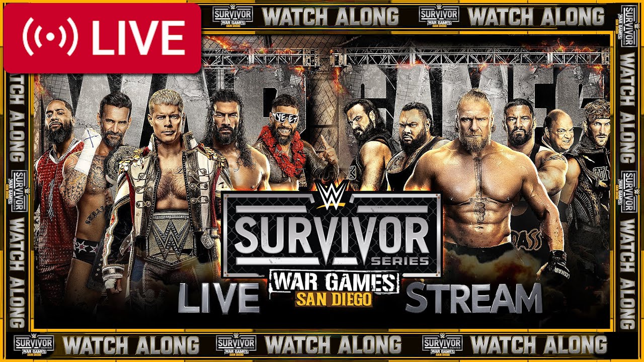 WWE Survivor Series WarGames FULL SHOW π‘ 11/29/2025 War Games Watch Along, Reaction Chat & Review