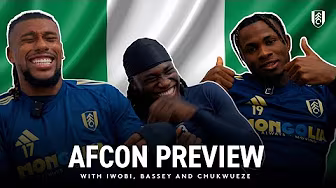 "If he passes the ball to me, we win" | AFCON Preview with Nigeria's Chukwueze, Iwobi and Bassey 🇳🇬