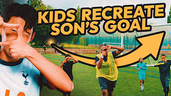 Can kids recreate Son's goal from a corner against Man Utd? 😱