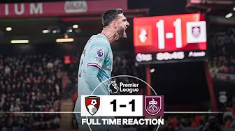 Late Equaliser Earns Clarets A Point | FULL TIME REACTION | Bournemouth 1 - 1 Burnley