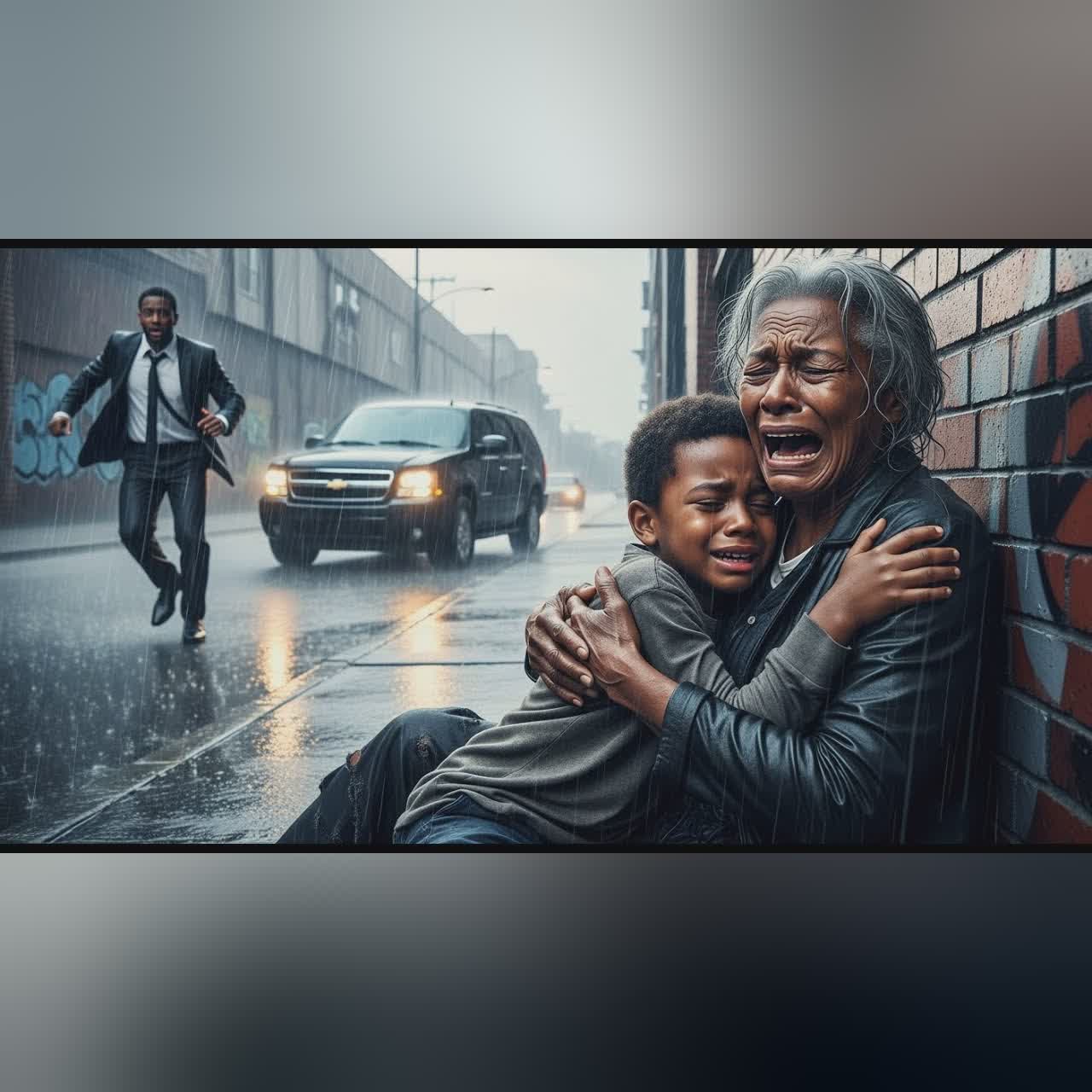 Don’t Hit Her—She’s the Mother You Lost”: Homeless Stranger Stops a Billionaire