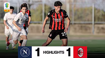 Lontani su rigore ma finisce in paritร | Napoli 1-1 Milan | Primavera 1 Highlights