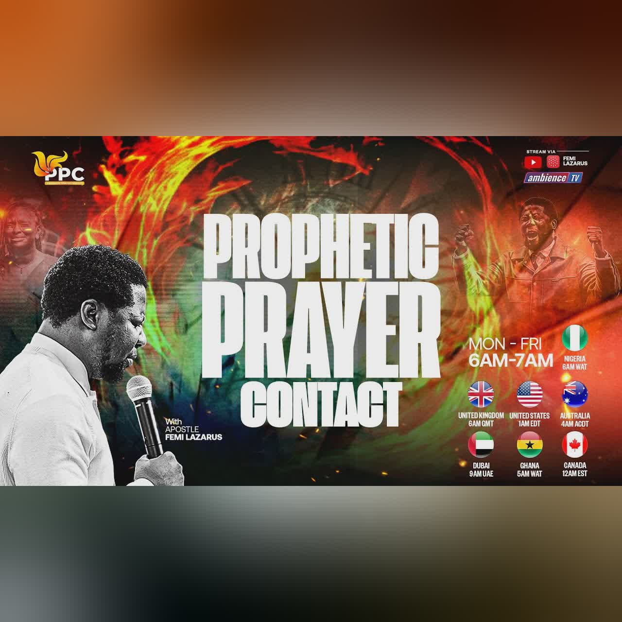 PROPHETIC PRAYER CONTACT || 17TH SEPTEMBER 2025