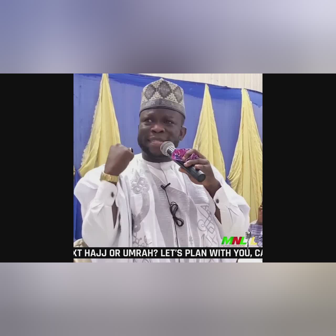 Baba Ote Saiful Qodiriyah at the 10 Years Remembrance of Fadeelatul Sheikh Alhaji Ibrahim Bukhari