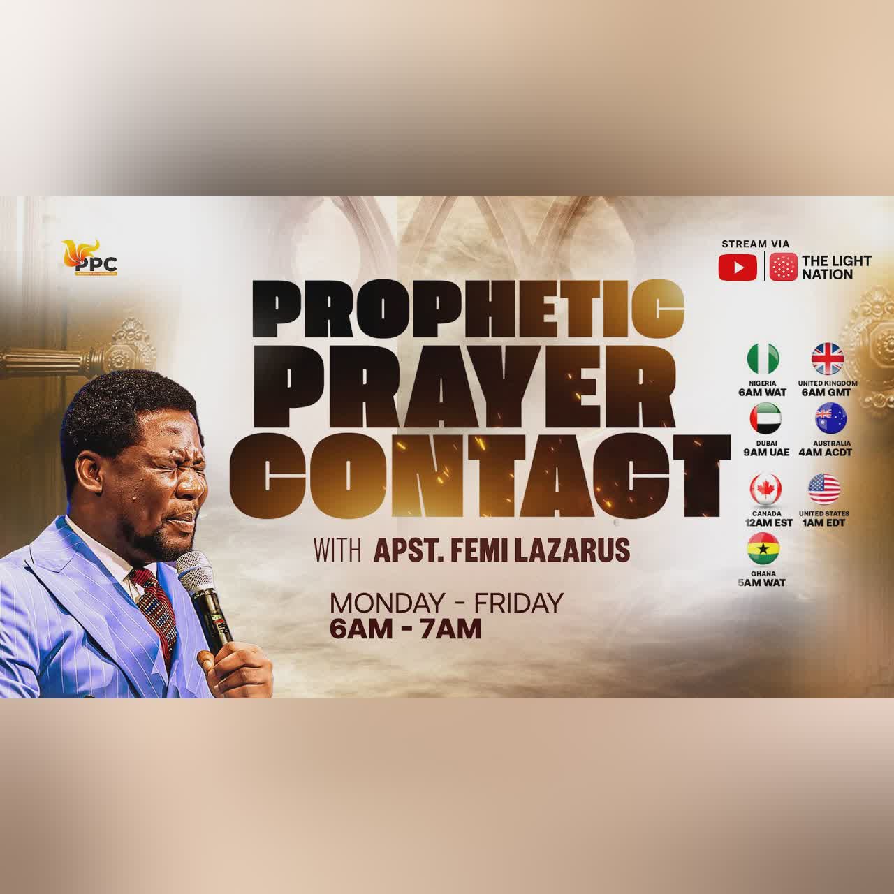 PROPHETIC PRAYER CONTACT || 29TH SEPTEMBER 2025