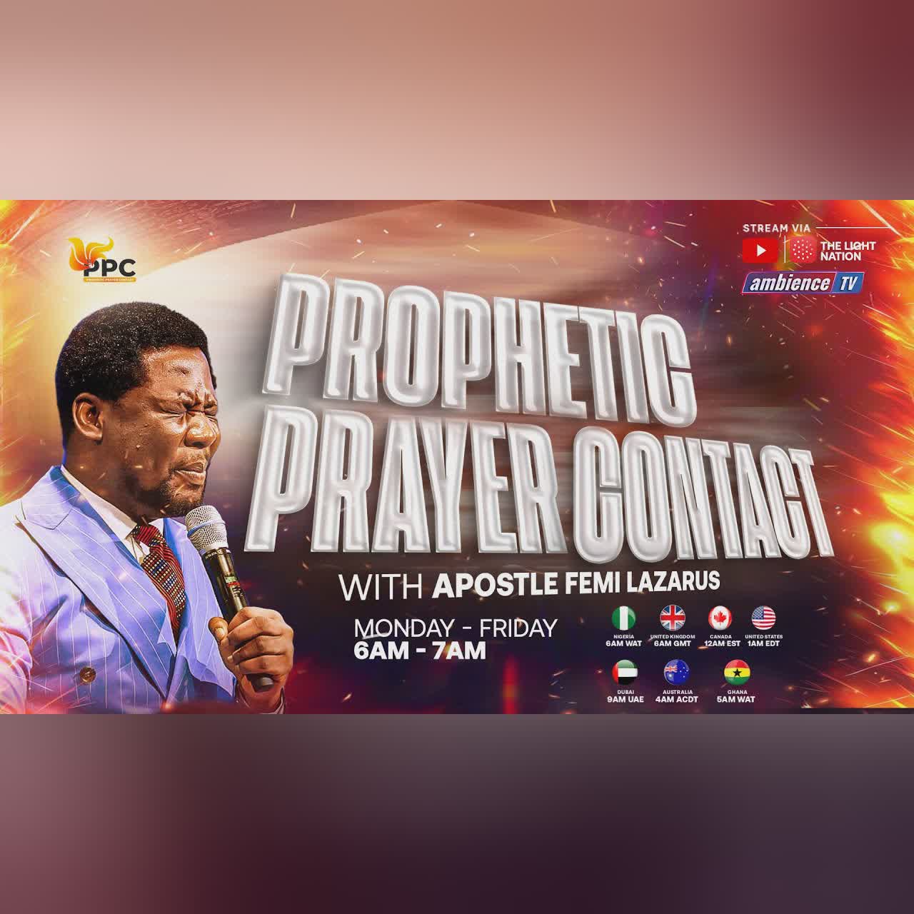PROPHETIC PRAYER CONTACT || 22ND SEPTEMBER 2025