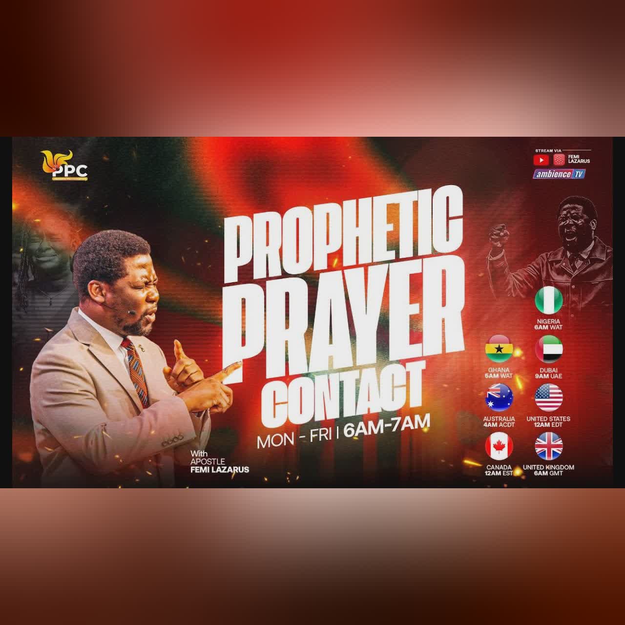PROPHETIC PRAYER CONTACT || 22ND OCTOBER 2025