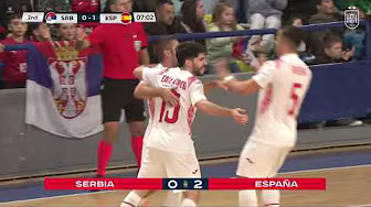 RESUMEN | AMISTOSO FÚTBOL SALA | Serbia 0-3 España | 🔴 SEFUTBOL