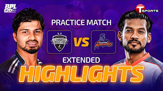 EXTENDED HIGHLIGHTS | Rangpur Riders vs Rajshahi Warriors | Practice Match | T Sports
