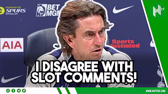 I don't UNDERSTAND Slot's comments! | Thomas Frank | Palace v Spurs
