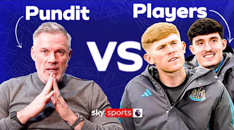 Jamie Carragher vs Tino Livramento and Lewis Hall | Players vs Pundit 🔲