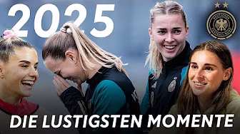 Das ist Wahnsinn, warum schickst du mich in die Hölle 🎵🎤 Die lustigsten Outtakes der DFB-Frauen 2025