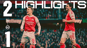 ODEGAARD STUNNER & OWN GOAL SECURE ALL THREE POINTS 🙌 | HIGHLIGHTS | Arsenal vs Brighton (2-1) | PL