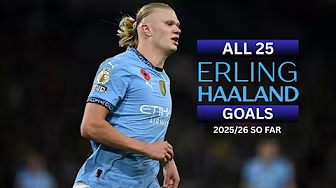 NO ONE Can Stop Him | Erling Haaland⚽️25 Goals Already | 2025/26 Season so far