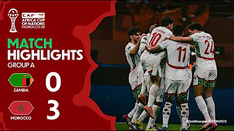 HIGHLIGHTS | Zambia 🆚 Morocco | #TotalEnergiesAFCON2025 - Group A | ملخص زامبيا والمغرب