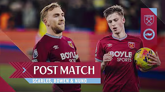 "We Can Become Dangerous" | Scarles, Bowen & Nuno | Post Match Reactions | West Ham v Brighton