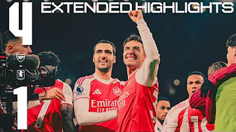 BIG WIN π | Extended Highlights | Arsenal vs Aston Villa (4-1) | Gabriel, Zubimendi, Trossard, Jesus