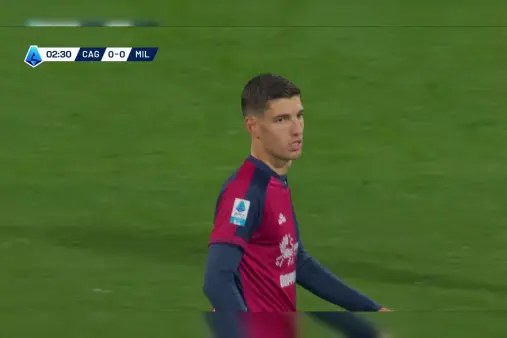 Cagliari VS AC Milan Highlight
