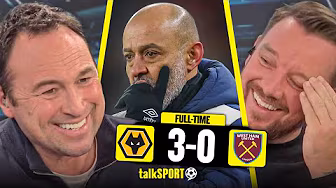 "FIRE NUNO TOMORROW!" West Ham fans FUMING after 3-0 LOSS to Wolves!