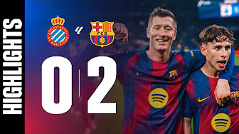 RCD ESPANYOL 0 vs 2 FC BARCELONA | LALIGA 2025/26 MD18 🔵🔴