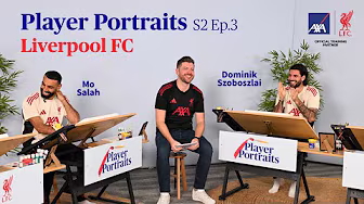 Mo Salah & Dominik Szoboszlai take on Player Portraits! | Liverpool FC