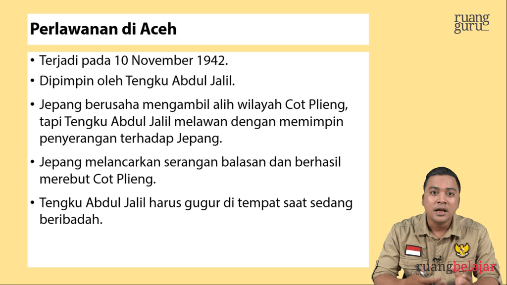 16 Perlawanan Rakyat Indonesia