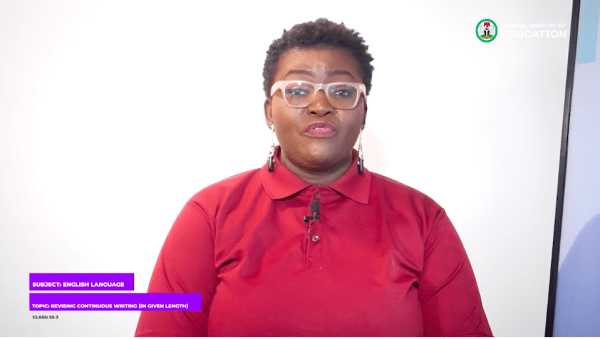 1 Revising Continuous Writing (in given...