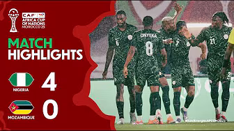HIGHLIGHTS | Nigeria 🆚 Mozambique | #TotalEnergiesAFCON2025 - Round of 16