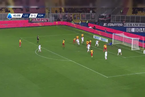 Lecce VS Roma Highlight