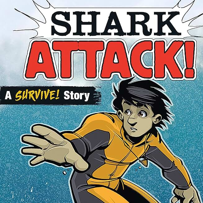 Shark Attack!: A Survive! Story (Jake Maddox Sports Stories)