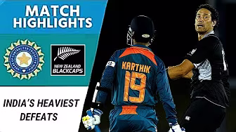 India’s Heaviest Defeats | Taylor-Styris Stand | India Marking Their Lowest ODI Total