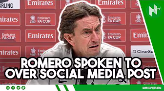Romero's social media post a MISTAKE! | Thomas Frank | Spurs v Aston Villa