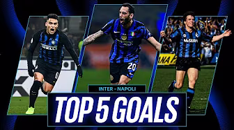 CALHANGLU, MATTHAUS E... PERLE DI NERAZZURRO 🤩🖤💙 | TOP 5 GOL vs NAPOLI ⚽