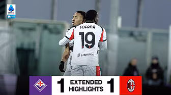 Extended Highlights | Nkunku riprende i viola al 90' | Fiorentina 1-1 Milan | Serie A 2025/26