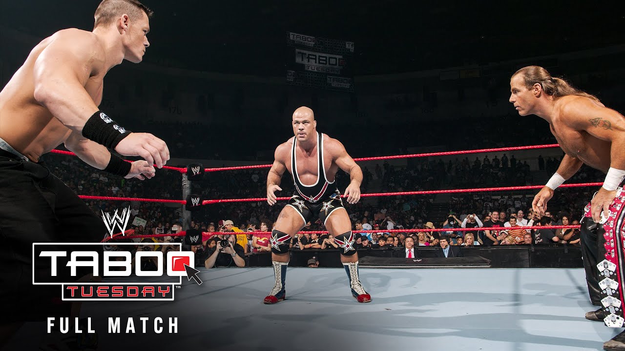 John Cena vs. Shawn Michaels vs. Kurt Angle | WWE Title Triple Threat Match: WWE Taboo Tuesday 2005